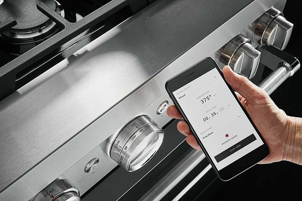 Alt View 18. KitchenAid - Commercial-Style 5.1 Cu. Ft. Slide-In Gas True Convection Range with Self-Cleaning - Imperial Black.