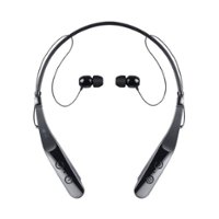 LG - TONE TRIUMPH HBS-510 Wireless In-Ear Headphones - Black - Front_Zoom
