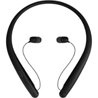 LG - TONE Style HBS-SL5 Wireless In-Ear Headphones - Black - Front_Zoom