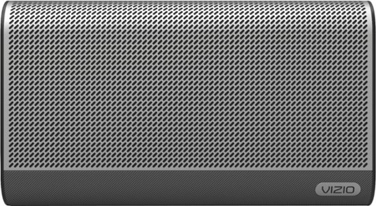 Front Zoom. VIZIO - SmartCast Crave Go Wireless Speaker - Silver.