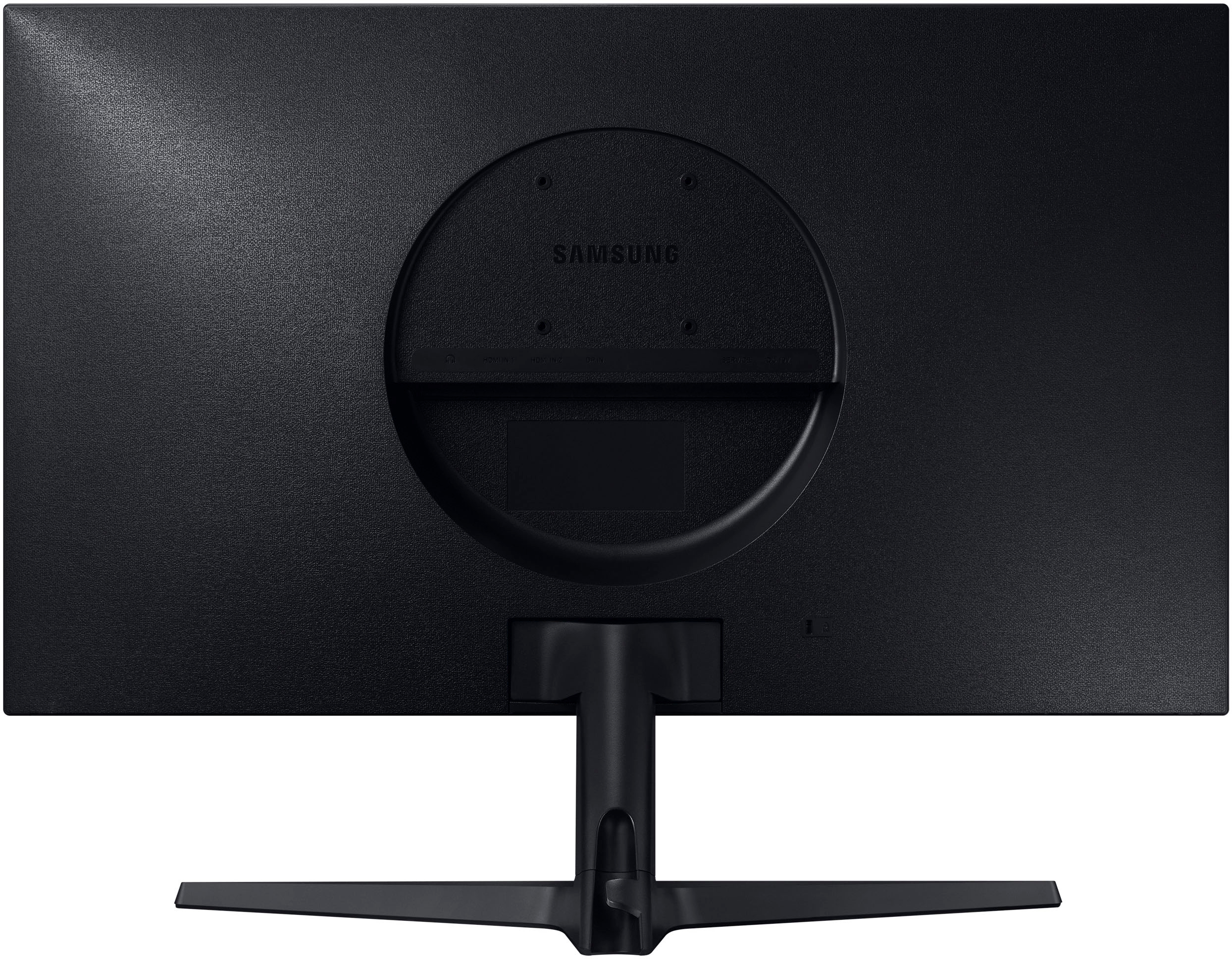 Back View: Samsung - SE65 Series LS24E65KPLH/GO 23.6” LED FHD Monitor - Black