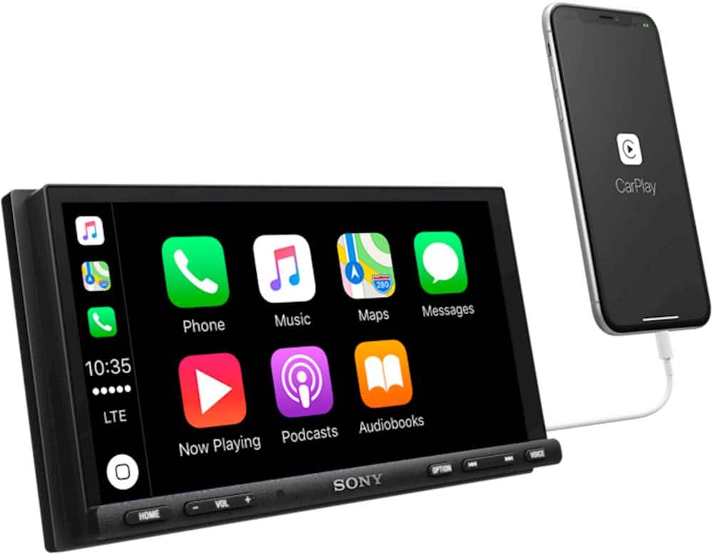 Best Buy Sony 6.95" Android Auto/Apple CarPlay Builtin Bluetooth In