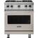 Front. Viking - Professional 5 Series 4.0 Cu. Ft. Freestanding Gas Convection Range - Pacific Gray.