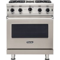 Viking - Professional 5 Series 4.0 Cu. Ft. Freestanding LP Gas Convection Range - Pacific Gray - Front_Zoom