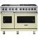 Front. Viking - VGR Freestanding 7-Series Gas 48"W Range - Vanilla Cream.