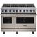Front. Viking - VGR Freestanding 7-Series Gas 48"W Range - Pacific Gray.