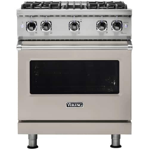 Viking - Professional 5 Series 4.0 Cu. Ft. Freestanding LP Gas Convection Range - Pacific Gray