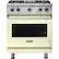 Front. Viking - Professional 5 Series 4.0 Cu. Ft. Freestanding LP Gas Convection Range - Vanilla Cream.