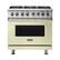 Front. Viking - VGR Freestanding 7-Series Gas 36"W Range - Vanilla Cream.