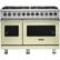 Front. Viking - 5-Series Dual Fuel Self-Clean 48"W Sealed Burner Range - Vanilla Cream.