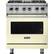 Front. Viking - 5-Series 4.7 Cu. Ft. Self-Cleaning Freestanding Dual Fuel Convection Range - Vanilla Cream.
