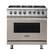 Front. Viking - VGR Freestanding 7-Series Gas 36"W Range - Pacific Gray.