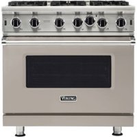 Viking - Professional 5 Series 5.1 Cu. Ft. Freestanding LP Gas Convection Range - Pacific Gray - Front_Zoom