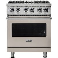 Viking - 5-Series 4.7 Cu. Ft. Self-Cleaning Freestanding Dual Fuel Convection Range - Pacific Gray - Front_Zoom