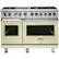Front. Viking - VGR Freestanding 7-Series Gas 48"W Range - Vanilla Cream.