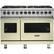 Front. Viking - 5-Series Dual Fuel Self-Clean 48"W Sealed Burner Range - Vanilla Cream.