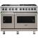 Front. Viking - VGR Freestanding 7-Series Gas 48"W Range - Pacific Gray.