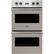Front. Viking - Professional 5 Series 30" Built-In Double Electric Convection Wall Oven - Pacific Gray.