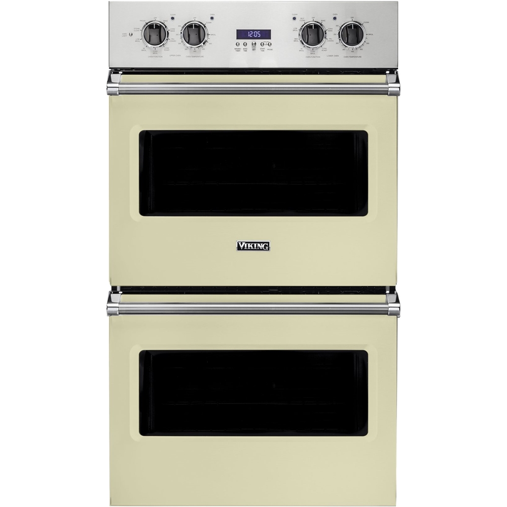 Viking – Professional 5 Series 30″ Built-In Double Electric Convection Wall Oven – Vanilla Cream
