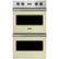Front Zoom. Viking - Professional 5 Series 30" Built-In Double Electric Convection Wall Oven - Vanilla Cream.