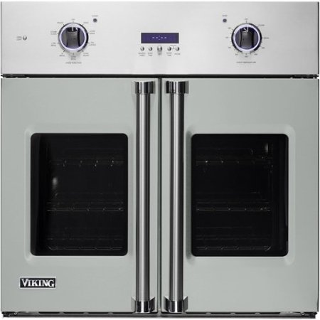 Viking - Professional 7 Series 30" Built-In Single Electric Convection Oven - Arctic Gray