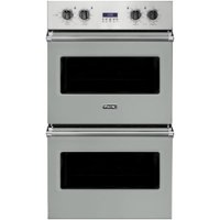Viking - Professional 5 Series 30 Built-In Double Electric Convection Wall Oven - Arctic Gray - Front_Zoom
