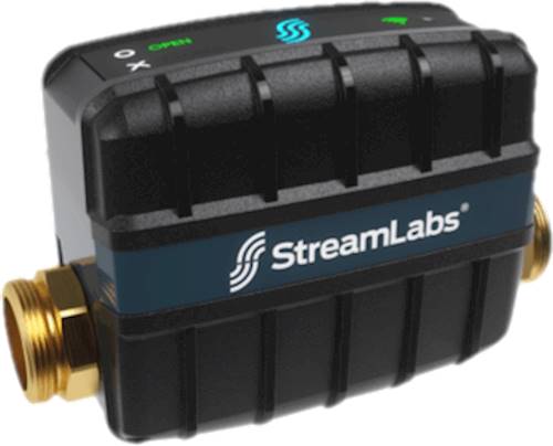 Streamlabs - Water Control Valve - 3/4" SharkBite - Black