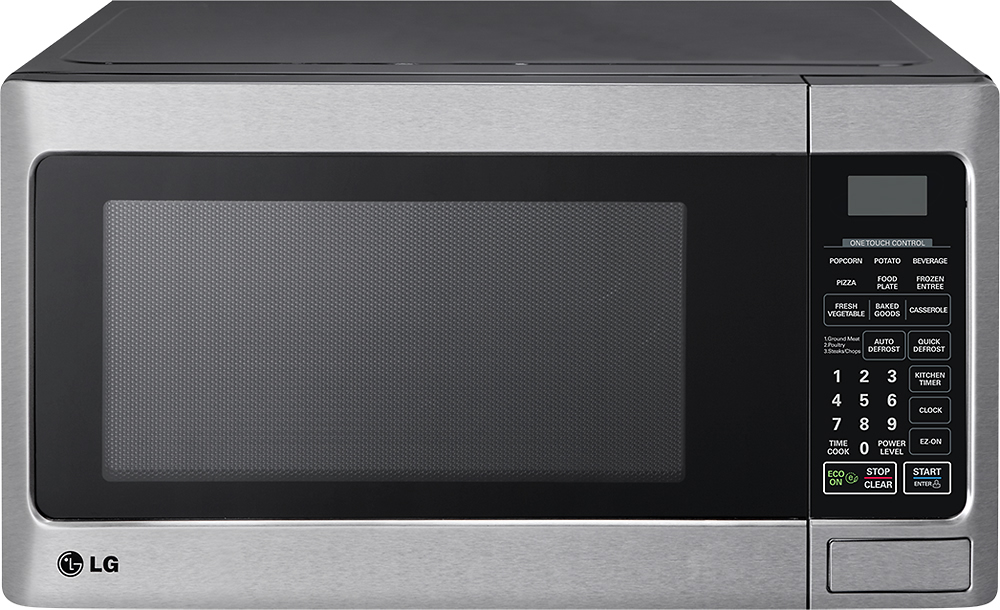 Best Buy LG 1.1 Cu. Ft. MidSize Microwave Stainless steel LCS1112ST