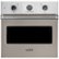 Front. Viking - Professional 5 Series 30" Built-In Single Electric Convection Oven - Pacific Gray.