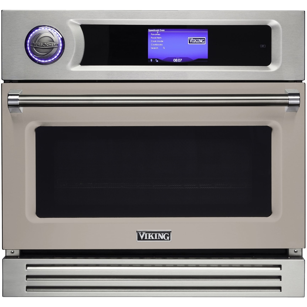 Viking – Professional 7 Series TurboChef 30″ Built-In Single Electric Convection Oven – Pacific Gray