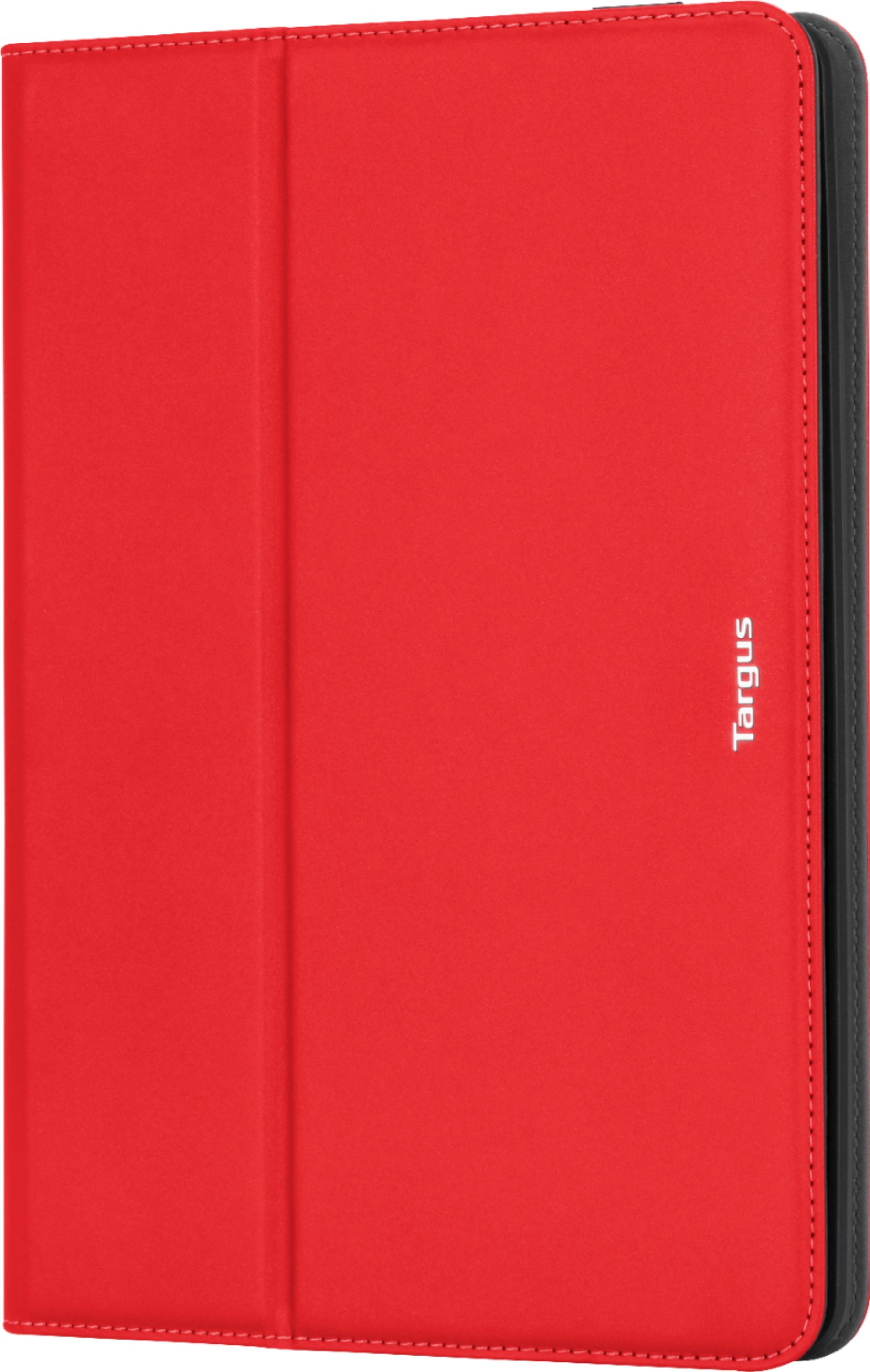 Left View: Targus - VersaVu Classic Folio Case for Apple® iPad® 10.2", iPad® Air 10.5", and iPad® Pro 10.5" - Red