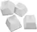Front. Razer - PBT Keycap Upgrade Set - Mercury White.