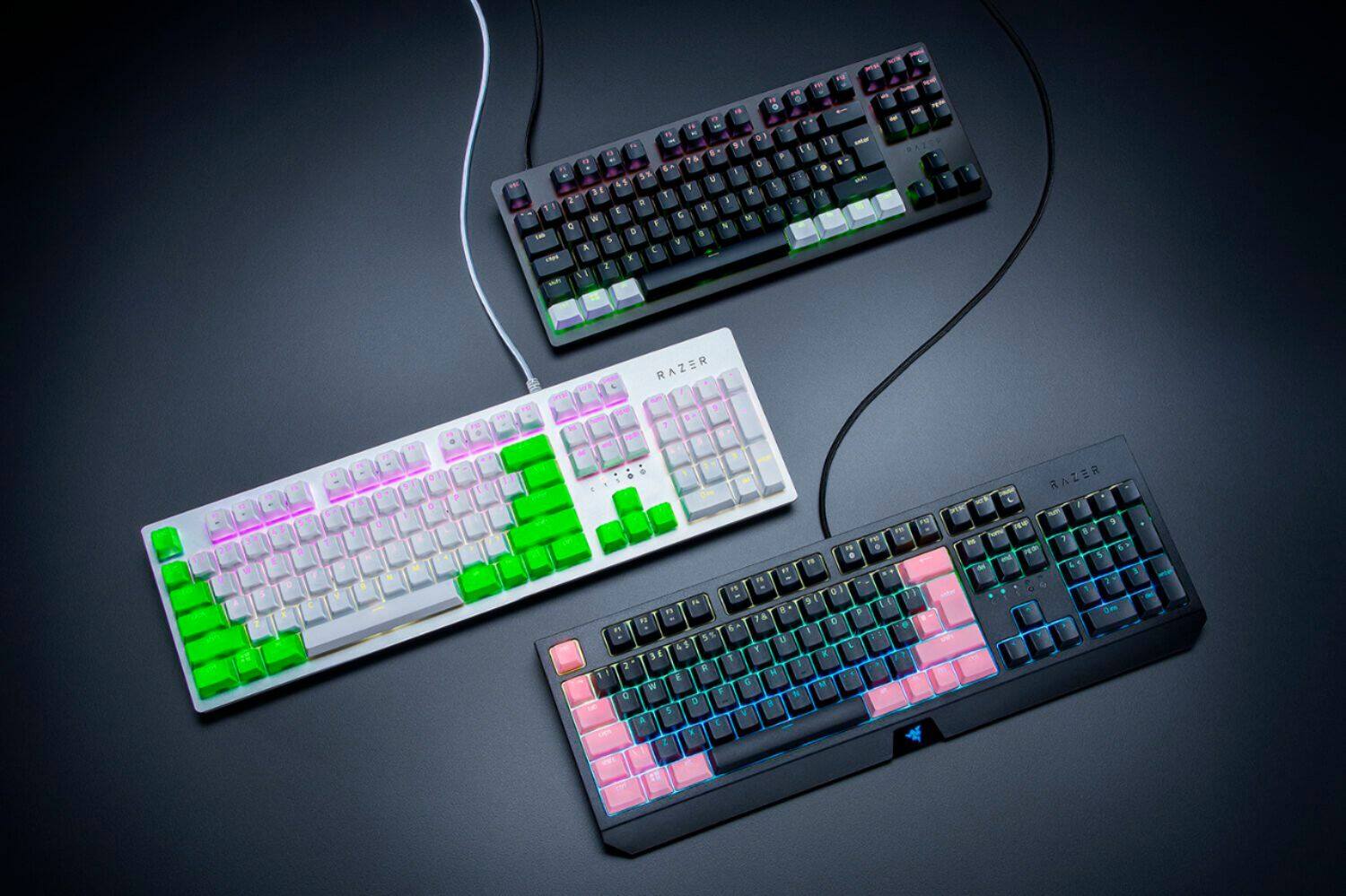 razer pbt green