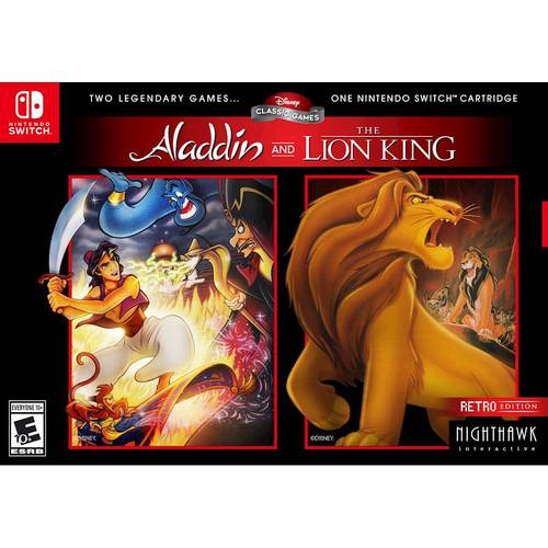 Disney Classic Games: Aladdin and The Lion King Retro Edition Box - Nintendo Switch