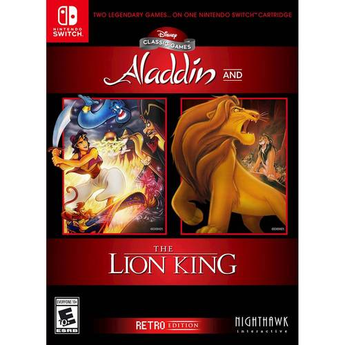 Disney Classic Games: Aladdin and The Lion King Retro Edition Clamshell - Nintendo Switch