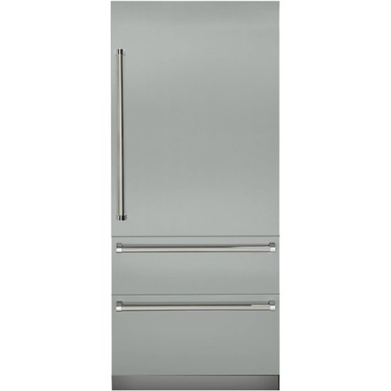 Viking – Professional 7 Series 20 Cu. Ft. Bottom-Freezer Built-In Refrigerator – Arctic Gray