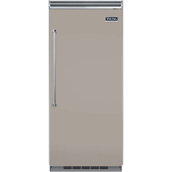 Viking – Professional 5 Series Quiet Cool 19.2 Cu. Ft. Upright Freezer with Interior Light – Pacific Gray