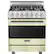 Front. Viking - 3 Series 4.7 Cu. Ft. Self-Cleaning Freestanding Dual Fuel Convection Range - Vanilla Cream.