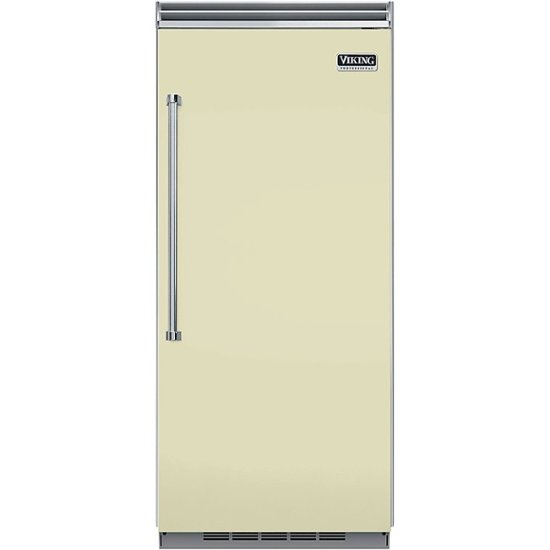 Viking – Professional 5 Series Quiet Cool 22.8 Cu. Ft. Built-In Refrigerator – Vanilla Cream