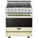 Front. Viking - 3 Series 4.7 Cu. Ft. Freestanding Electric True Convection Range with Self-Cleaning - Vanilla Cream.