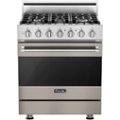 Viking - 3 Series 4.7 Cu. Ft. Self-Cleaning Freestanding Dual Fuel Convection Range - Pacific Gray