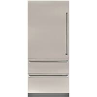 Viking - Professional 7 Series 20 Cu. Ft. Bottom-Freezer Built-In Refrigerator - Pacific Gray - Front_Zoom