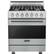 Front. Viking - 3 Series Freestanding Gas 30" Range - Arctic Gray.