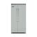 Front. Viking - Professional 5 Series Quiet Cool 25.3 Cu. Ft. Side-by-Side Built-In Refrigerator - Arctic Gray.
