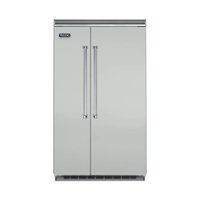Viking - Professional 5 Series Quiet Cool 29.1 Cu. Ft. Side-by-Side Built-In Refrigerator - Arctic Gray - Front_Zoom