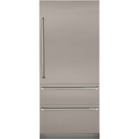 Viking - Professional 7 Series 20 Cu. Ft. Bottom-Freezer Built-In Refrigerator - Pacific Gray - Front_Zoom
