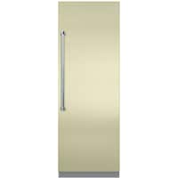 Viking - Professional 7 Series 12.8 Cu. Ft. Upright Freezer with Interior Light - Vanilla Cream - Front_Zoom