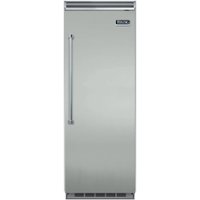 Viking - Professional 5 Series Quiet Cool 17.8 Cu. Ft. Built-In Refrigerator - Arctic Gray - Front_Zoom