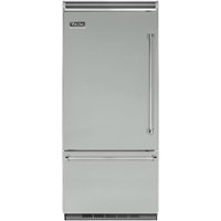 Viking - Professional 5 Series Quiet Cool 20.4 Cu. Ft. Bottom-Freezer Built-In Refrigerator - Arctic gray - Front_Zoom