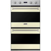Viking - 3 Series 30" Built-In Double Electric Convection Wall Oven - Vanilla Cream - Front_Zoom